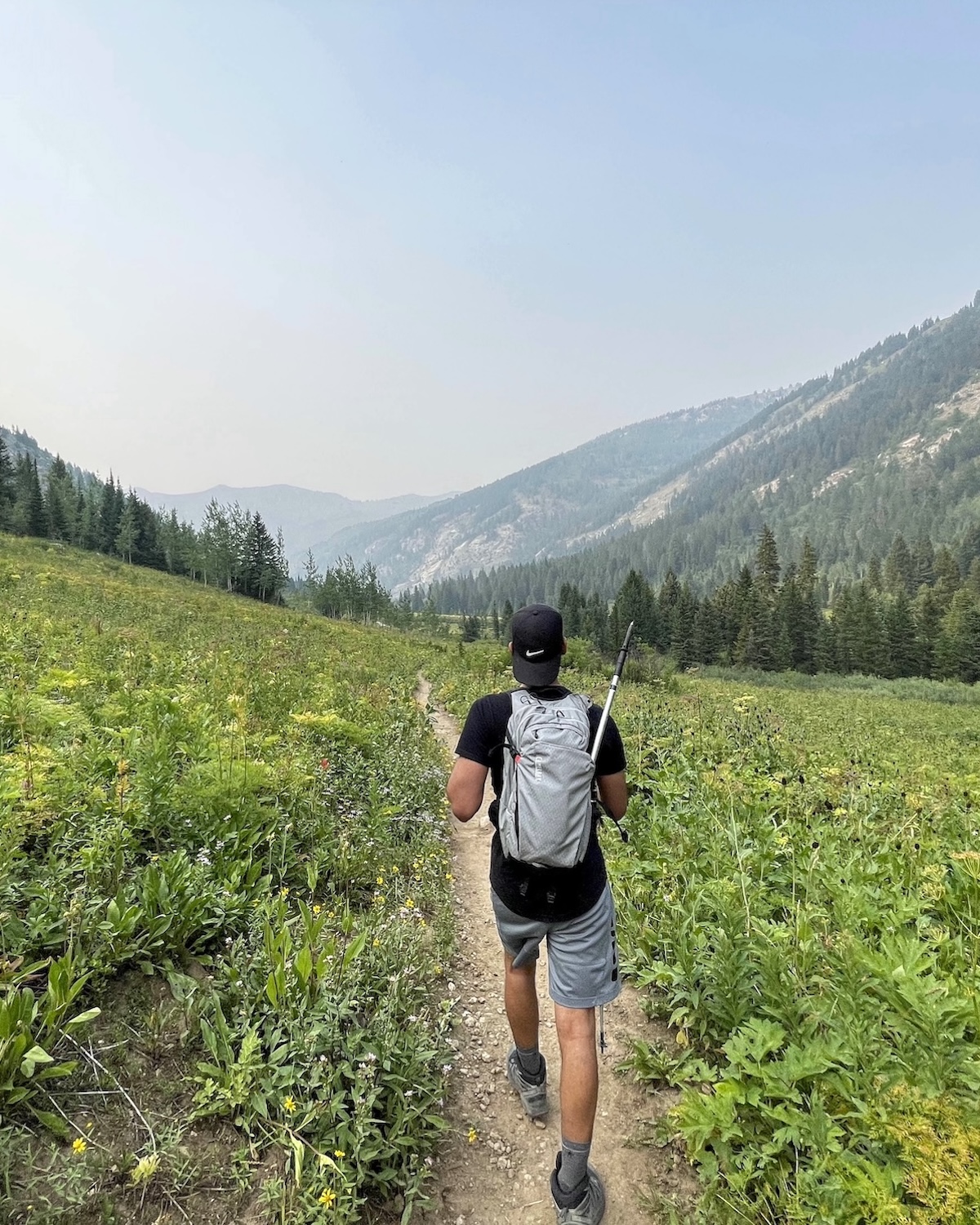 Satnam Dhanoa hiking